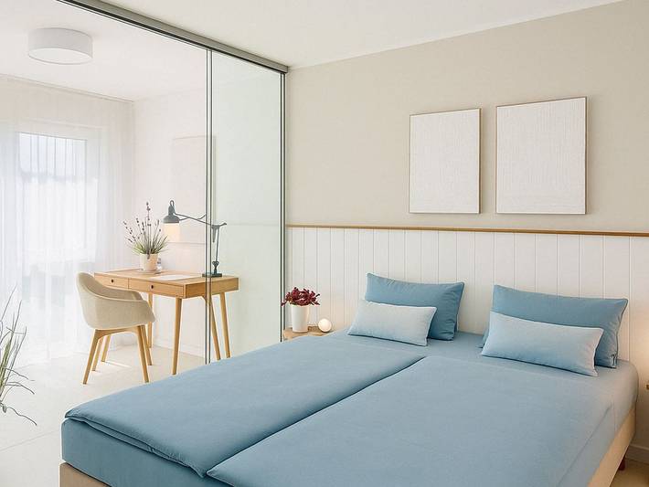 Ferienwohnung für 2 Personen, mit Ausblick und Balkon in Wunstorf