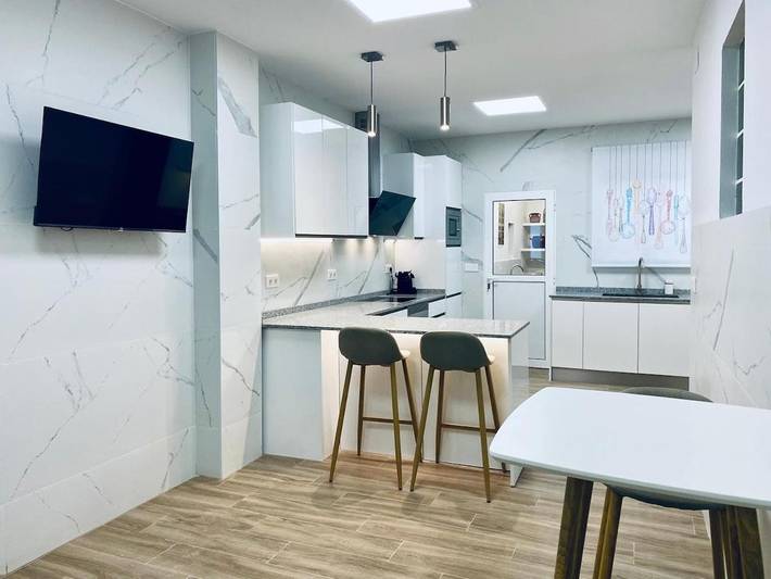 Ferienhaus für 8 Personen, mit Terrasse und Ausblick