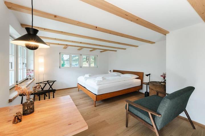 Ferienwohnung für 2 Personen, mit Terrasse und Ausblick in Habkern