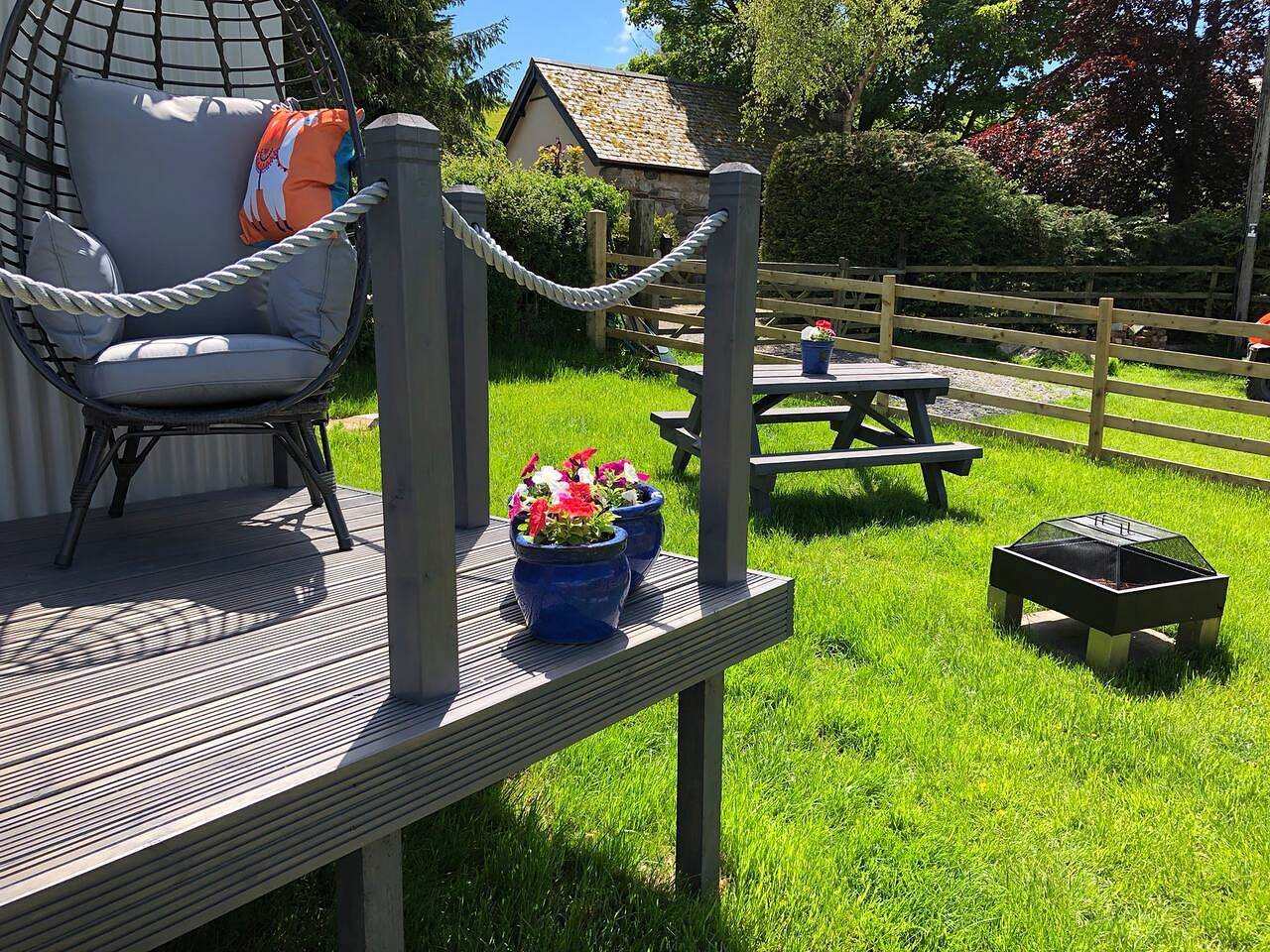 The Shepherds Hut at Hafoty Boeth in Denbighshire