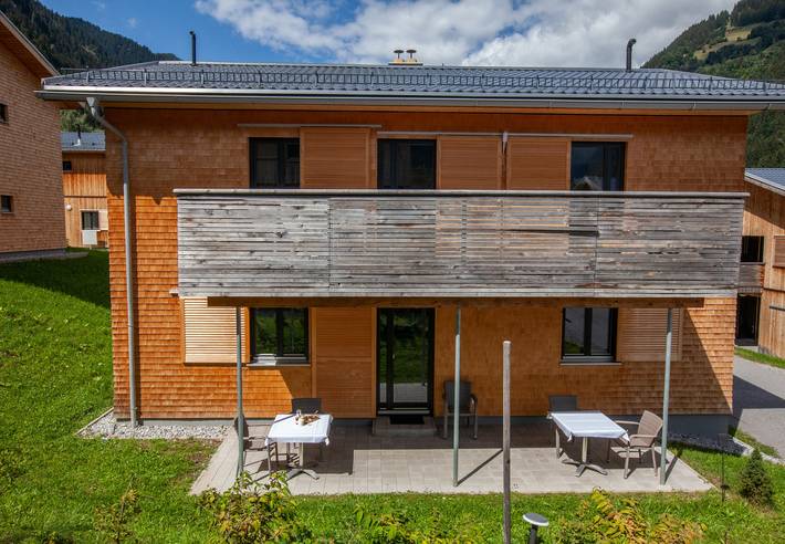 Ferienwohnung für 6 Personen, mit Terrasse und Ausblick im Montafon