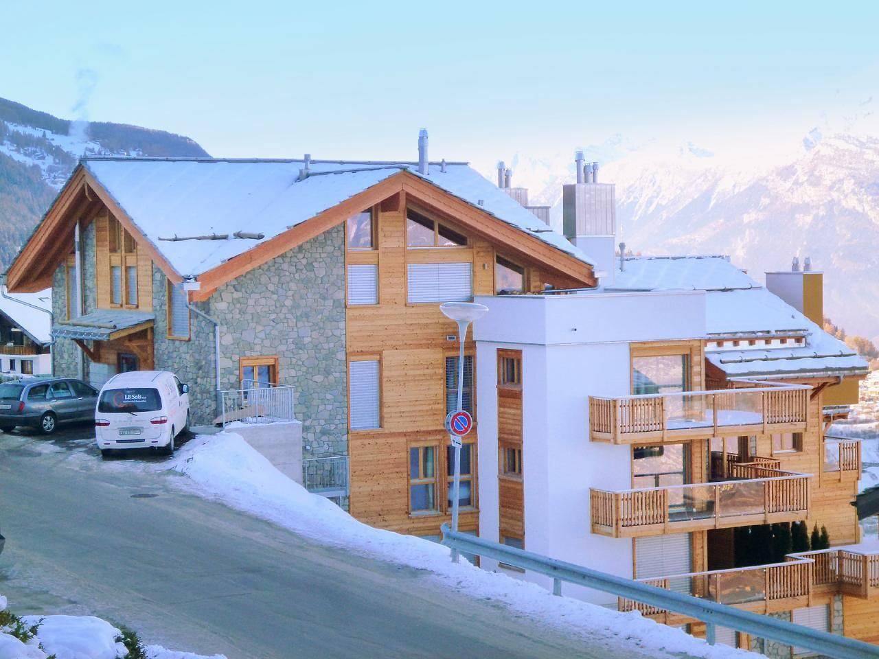 Apartamento vacacional entero, Apartamento de vacaciones para 6 personas con balcón in Veysonnaz, Alpes del Valais