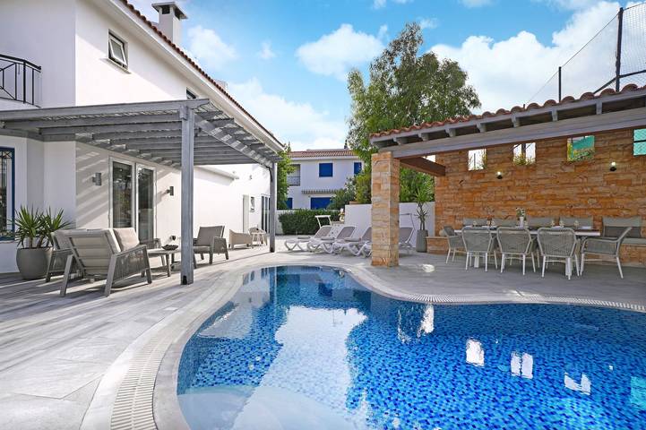 Villa für 8 Personen mit Pool in Protaras, Südzypern