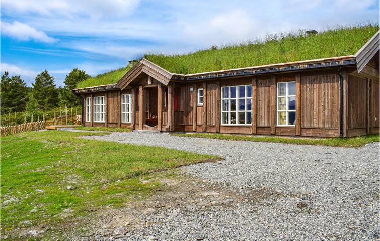 Feriehus for 6 personer, med Terrasse og Sauna i Oppland