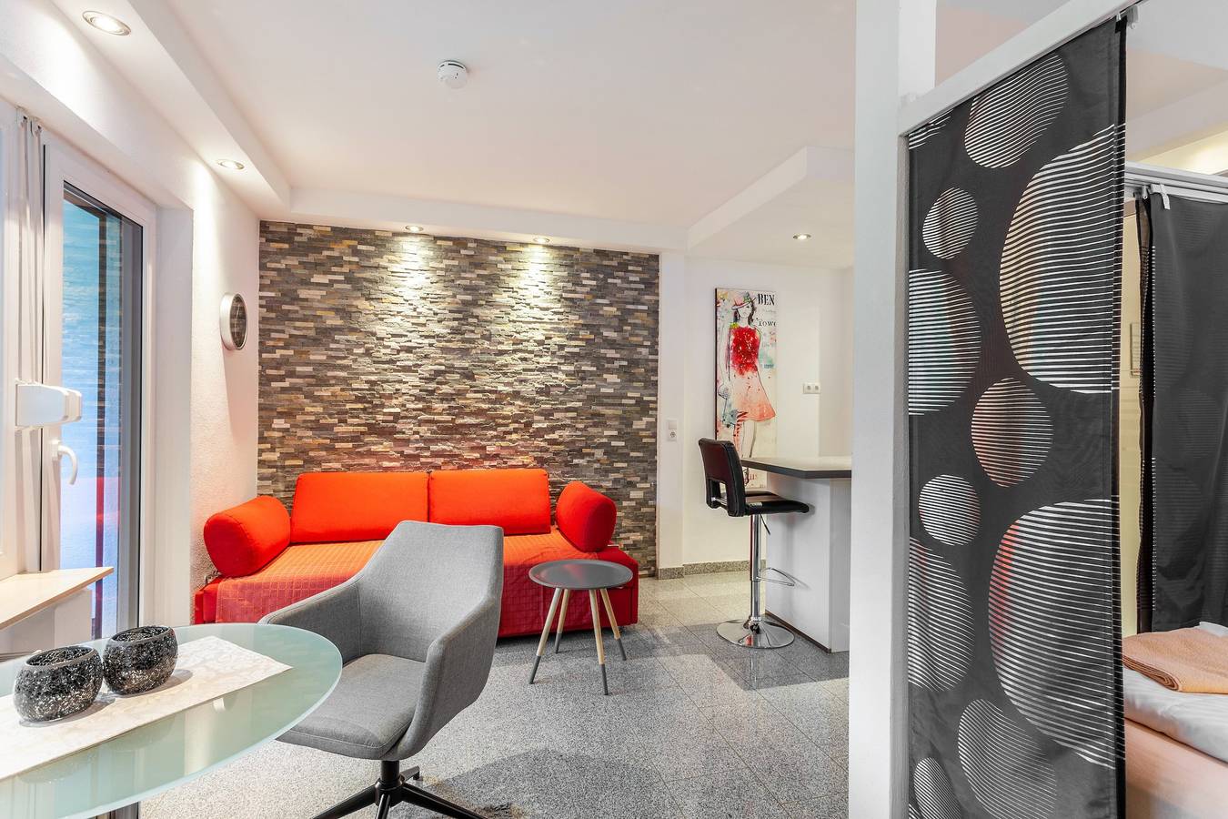 Ganze Wohnung, Ferienwohnung 'Gästehaus Centrum 2 Typ 08' mit Bergblick, Balkon und Wi-Fi in Willingen, die Mittelgebirge