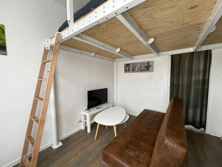 Appartement de vacances pour 3 personnes, avec jardin