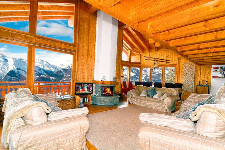 Location de vacances pour 12 personnes, avec vue et balcon à Nendaz - 2