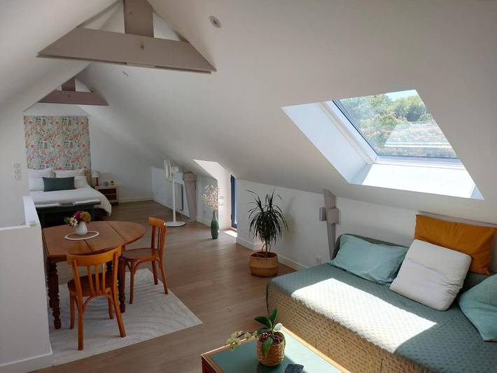 Chambre d’hôte pour 2 personnes, avec Terrasse et Jardin à Plescop