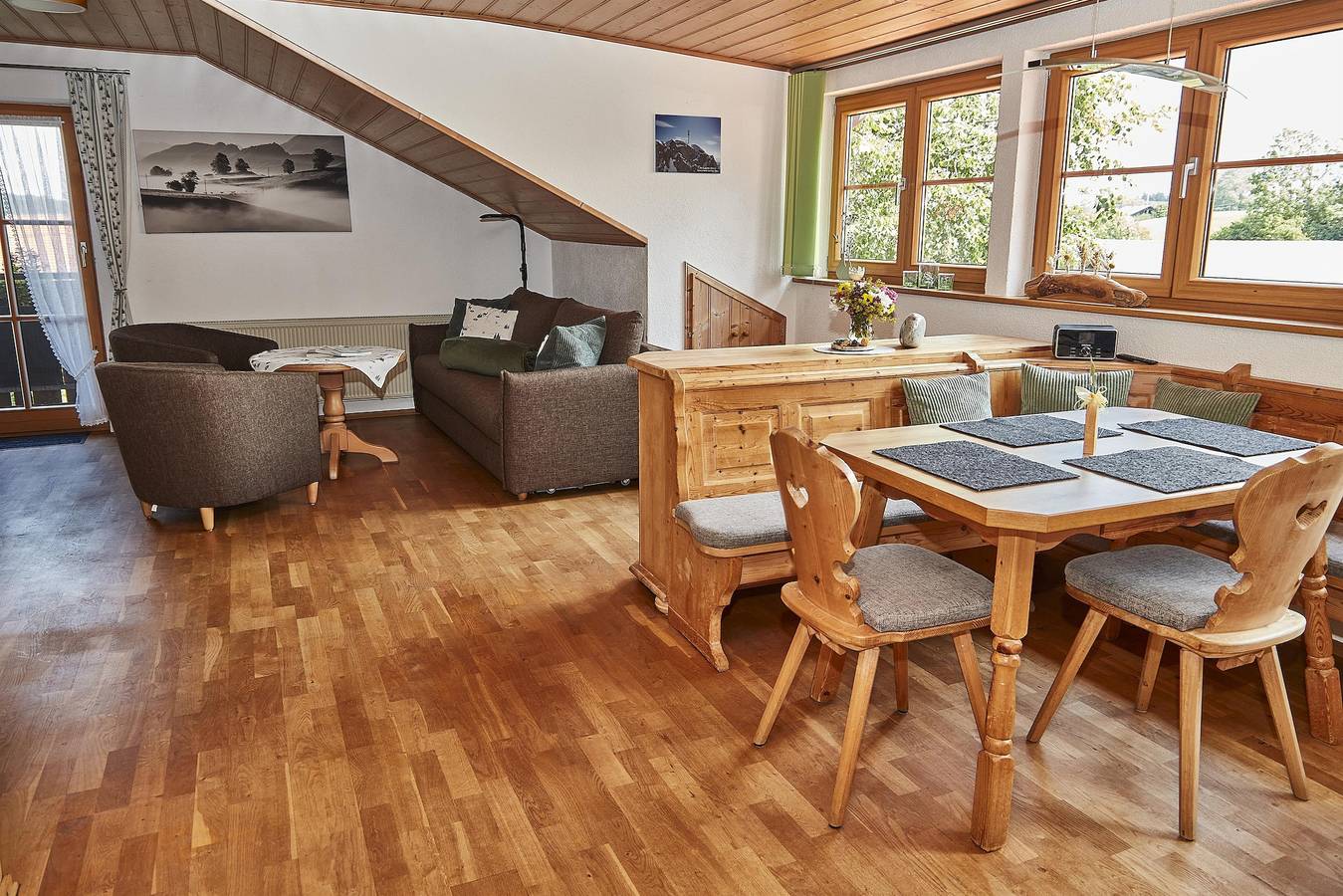 Ganze Ferienwohnung, Ferienwohnung Zugspitz, 1 Schlafzi., Bad/Du/Wc in Nesselwang, Bayerisch Schwaben