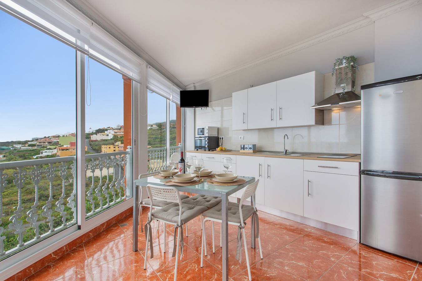 Ferienhaus 'Tajinaste' mit Meerblick, privater Terrasse und Wi-Fi in Santa Bárbara (Canary Island), Icod de los Vinos