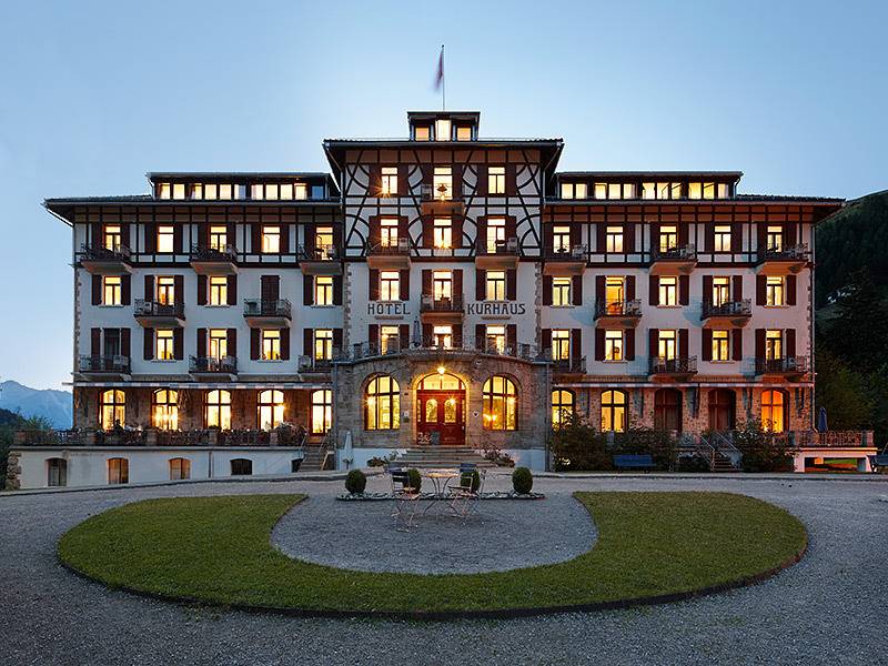 Kurhaus Bergün - Mansarden-Einzelzimmer mit Lavabo und Etagenbad in Bergün, Bergün Filisur