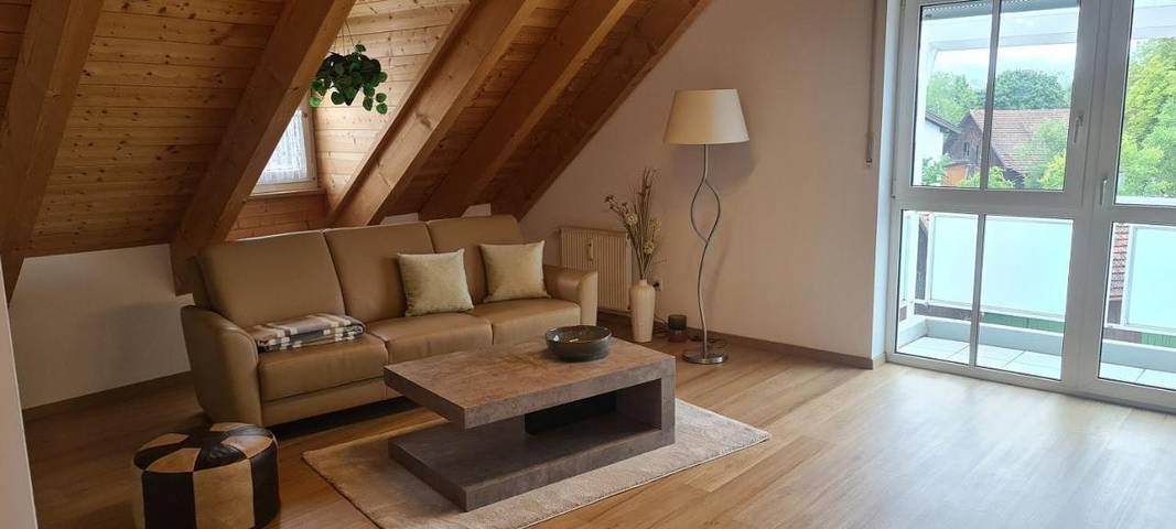 Ferienwohnung für 2 Personen, mit Balkon und Ausblick