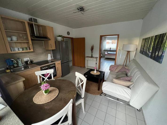 Vakantieappartement voor 3 personen, with Terras and Tuin as well as Uitzicht in Herten