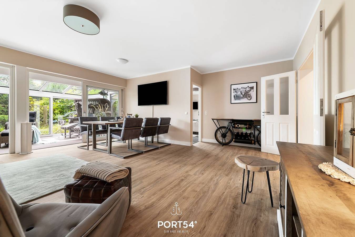 Ganze Wohnung, Deck 2 - Eg, bis zu 6 Personen, Terrasse & Wintergarten, Fahrradschuppen in Büsum, Dithmarschen