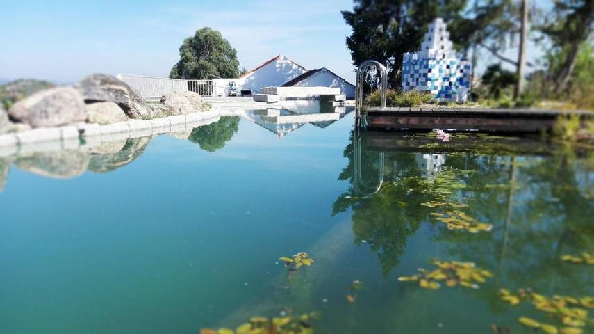 Location de vacances pour 3 personnes, avec piscine ainsi que jardin et vue à Vila Flor - 2