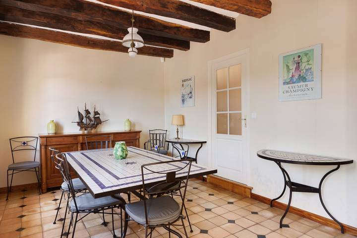Holiday Home 'Maison Vue Loire' with Private Terrace, Private Garden and Wi-Fi in Chouzé-sur-Loire, Loiredalen