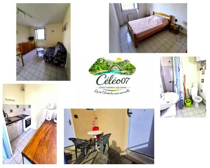 Gîte pour 4 personnes, avec terrasse, animaux acceptés dans Neyrac les Bains - 4