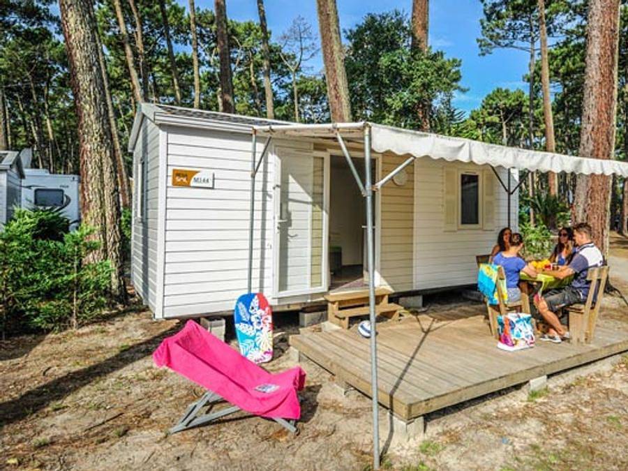 Camping Le Vieux Port - Mobilhome 4 personas - Eco - 2 habitaciones (sin instalaciones sanitarias) in Messanges, Côte d’Argent