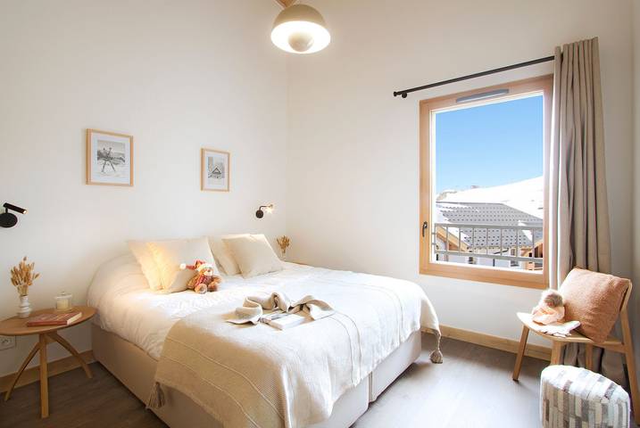 Gîte pour 4 personnes, avec piscine ainsi que balcon et sauna à Huez - 4