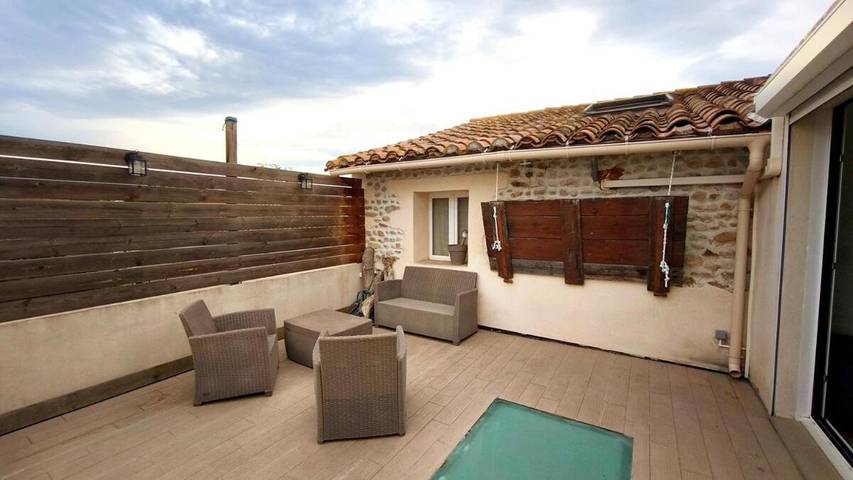 Gîte pour 5 personnes, avec terrasse à Brouilla - 3