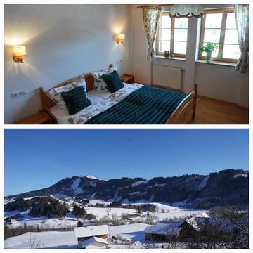 Gîte pour 4 personnes, avec balcon et vue dans Bichel