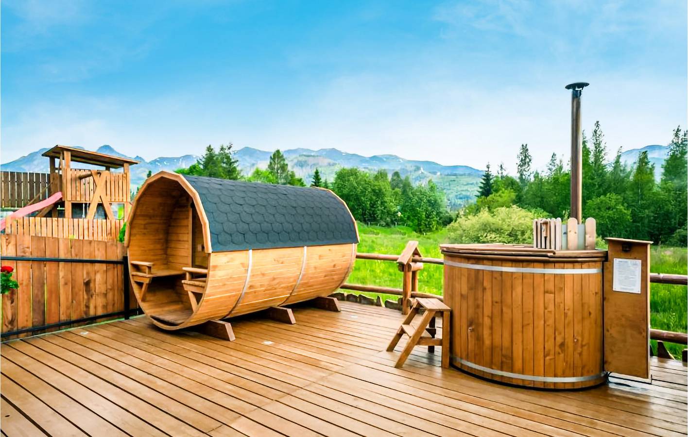 Ganze Ferienwohnung, Ferienwohnung für 4 Personen mit Sauna in Kościelisko (Stadt), Kościelisko