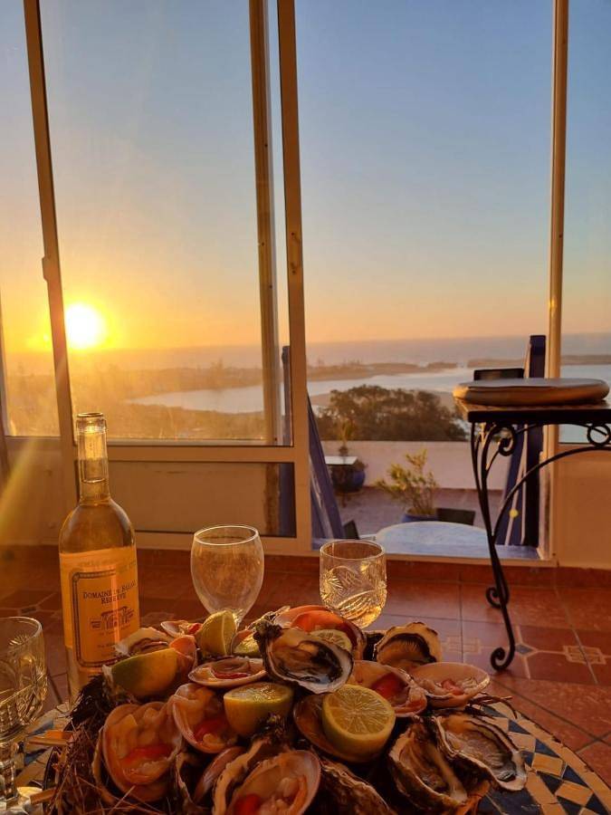 Gîte pour 7 personnes, avec balcon ainsi que vue et jardin à Oualidia