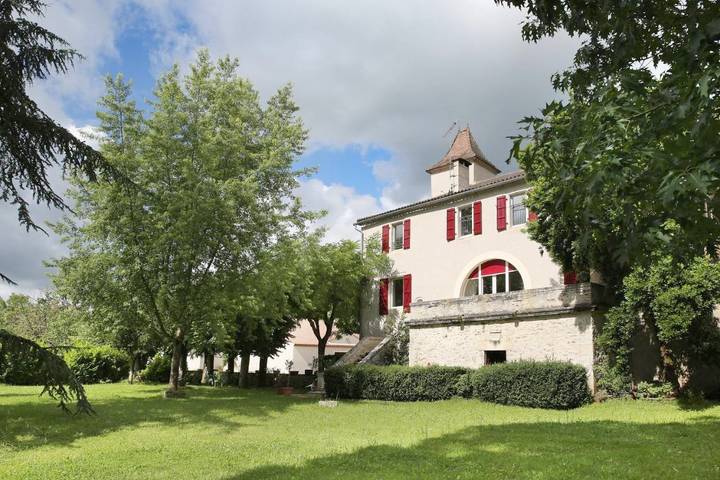 Chambre d’hôte pour 4 personnes, avec Terrasse ainsi que Jardin et Vue