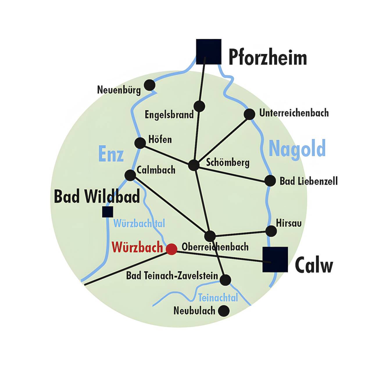 Ganze Wohnung, Apartment 'Ferienwohnung, 47qm' mit gemeinsamer Terrasse, gemeinsamem Garten und Wlan in Oberreichenbach, Nordschwarzwald