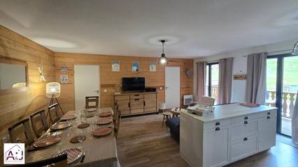 Chalet pour 8 personnes, avec balcon et vue dans La Mongie