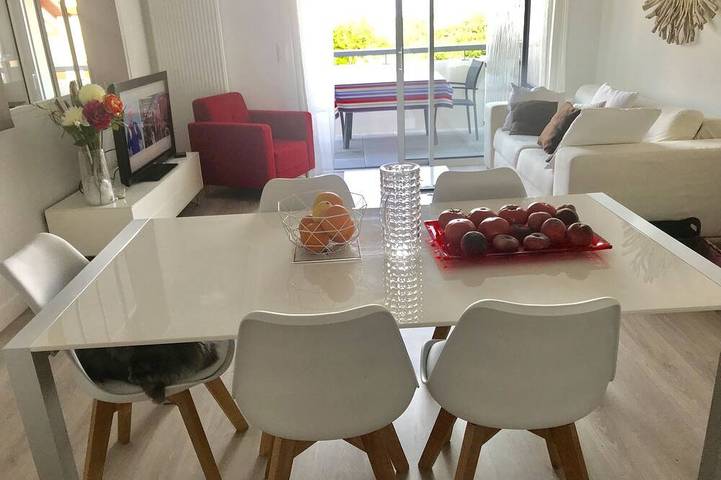Gîte pour 4 personnes, avec jardin et balcon dans Aguilera