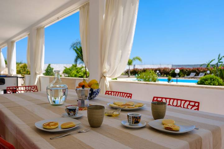 Location de vacances pour 10 personnes, avec jardin, animaux acceptés à Mesagne - 3