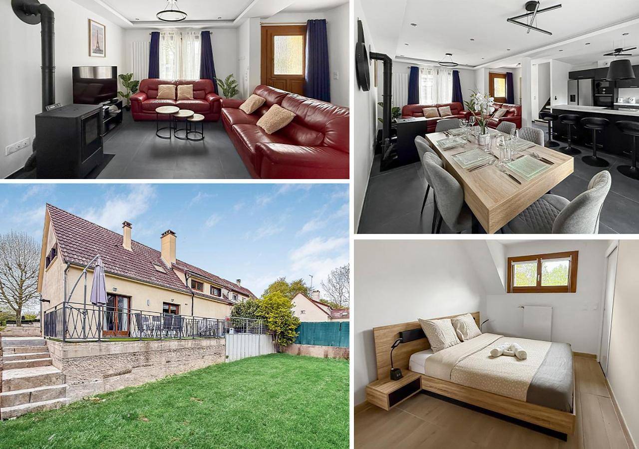 Maison spacieuse avec jardin et parking privé in Moussy-le-Neuf, Seine-et-Marne