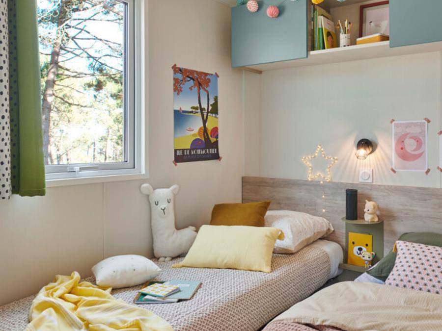 Camping du Menhir - Mobilhome 6 personas - Mobile-home Select Tv Lv Plancha - 3 dormitorios - 6 plazas in Saint-Gildas-de-Rhuys, Côte des Mégalithes