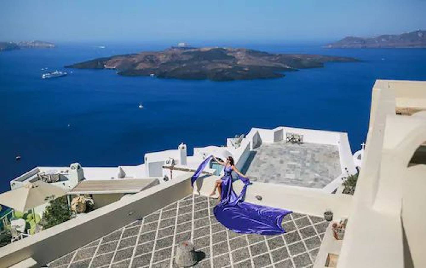 Villa pour 6 Personnes dans Thera, Santorin