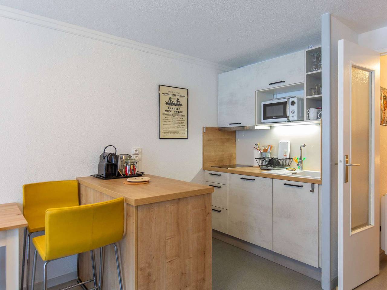 Studio entier, Studio centre Barèges, parking - 6 pers. in Barèges, Parc national des Pyrénées