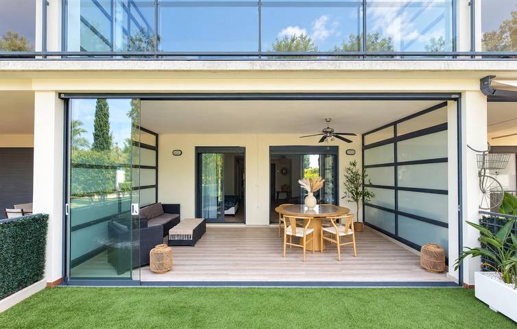Apartamento rural para 4 personas, con Terraza y Piscina en San Jorge