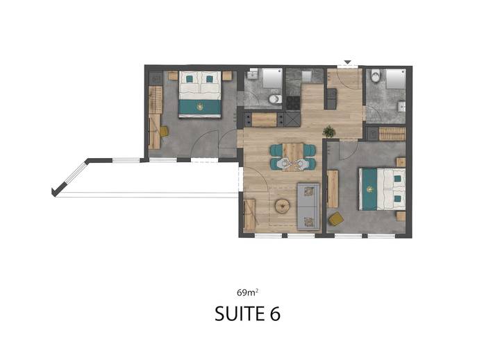 Ganze Ferienwohnung, Suite 6 in Kappl, Verwall