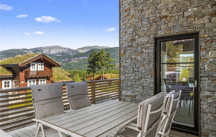 Ferienhaus für 6 Personen, mit Terrasse und Garten sowie Ausblick in Telemark - 4