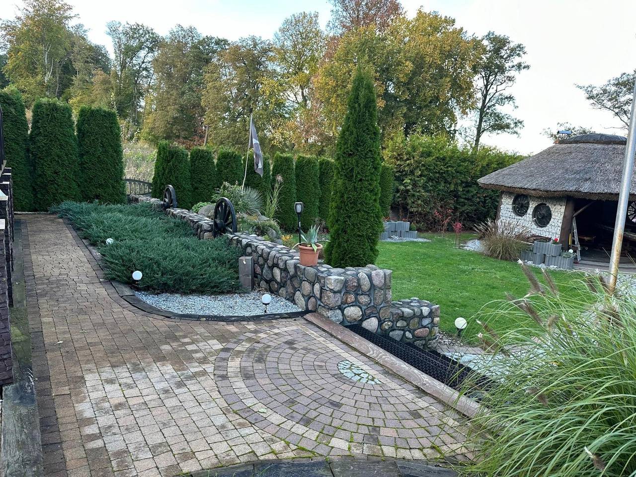 A luxury home on the shore of the lake. Living room with fireplace, 2 bedrooms. in Województwo lubuskie