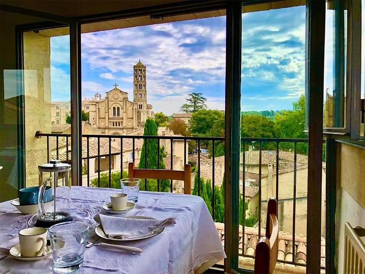 Maison d’hôte pour 3 personnes, avec Balcon ainsi que Terrasse et Vue