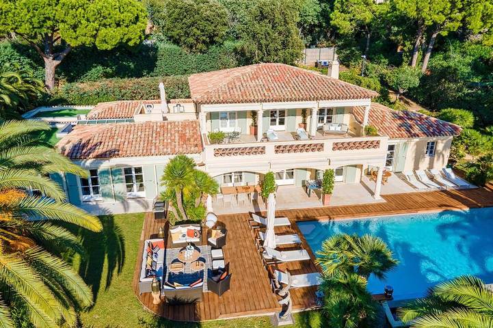 Villa mit pool für 12 Personen, mit Garten und Whirlpool sowie Balkon in Saint-Tropez