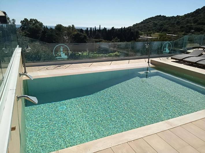 Maison d’hôte pour 2 personnes, avec Balcon et Jacuzzi ainsi que Terrasse et Jardin à Villasimius