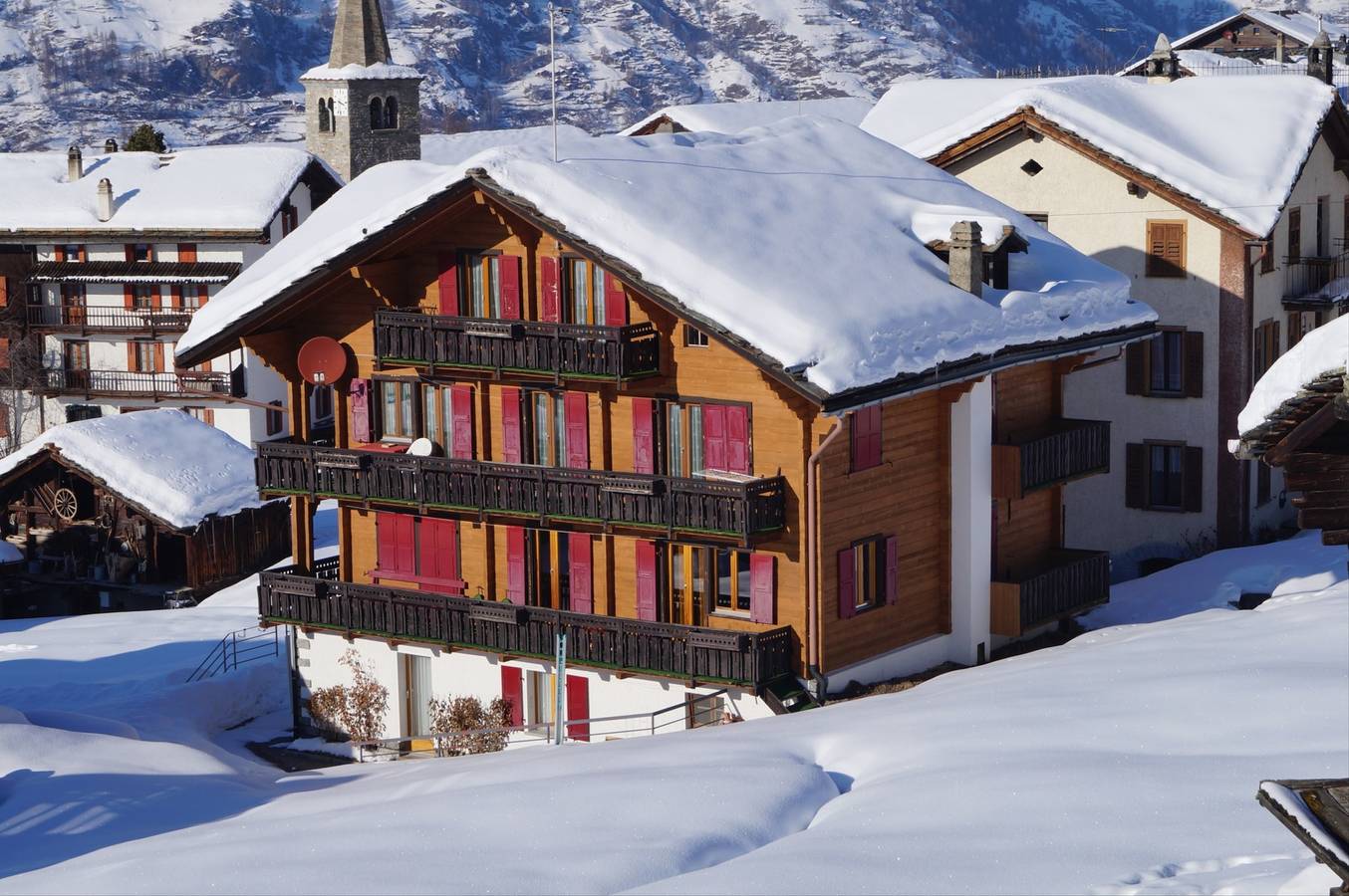 Ferienwohnung für 5 Personen in Grächen, Monte Rosa Massiv