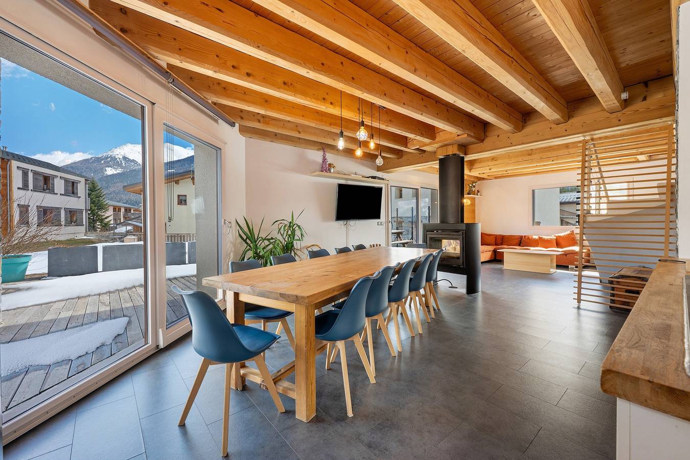 Chalet d'Aussois Lerovi – Modernes Haus mit Panoramablick in den Alpen in Aussois, Region Saint-Jean-de-Maurienne