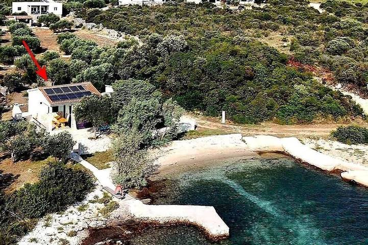Fischerhaus am Meer Bucht Zuborovica, Pasman in Nevidane, Pasman