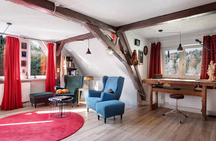 Hel lägenhet, Apartment 'Atelier-Loft Im Hübschental' with Wi-Fi in Gütenbach, Südschwarzwald