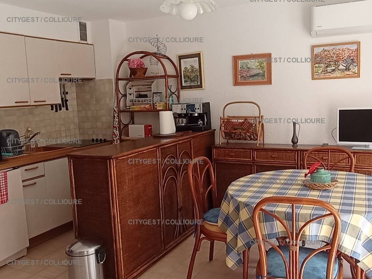 Ganzes Studio, Gemütliches Studio nahe Strand mit Parkplatz und Klimaanlage in La Côte Vermeille, Collioure