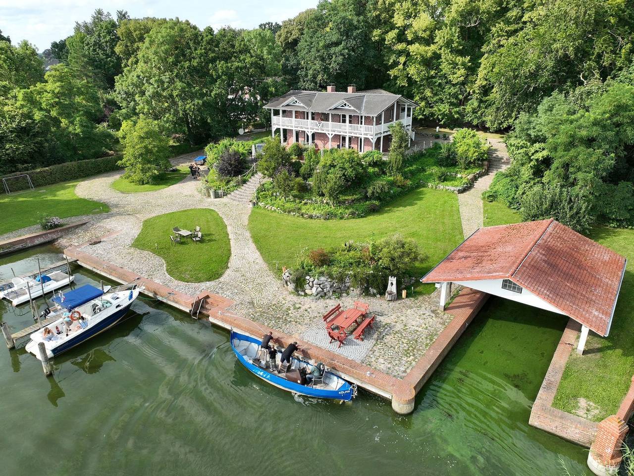 Ganze Ferienwohnung, Ferienhaus am Peenestrom in Usedom Stadt, Usedom