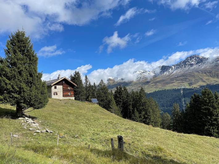 Ferienhaus für 10 Personen, mit Seeblick in Graubünden